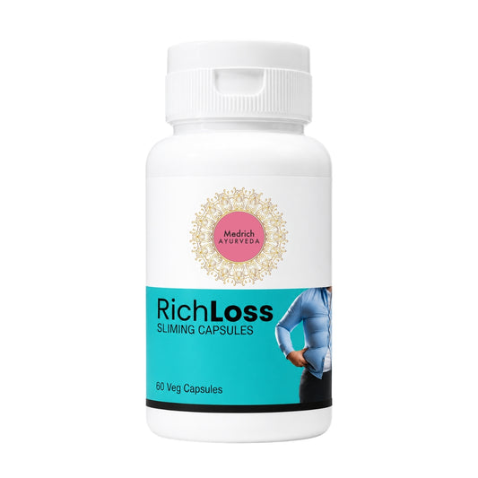 Medrich Ayurveda RichLoss Sliming Capsules | Weight Management Supplement | 60 Capsules