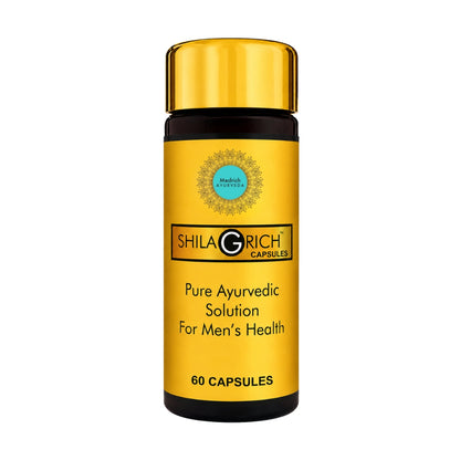 Medrich Ayurveda SHILAGRICH Capsules | Pure Ayurvedic Men's Wellness Formula | 60 Capsules