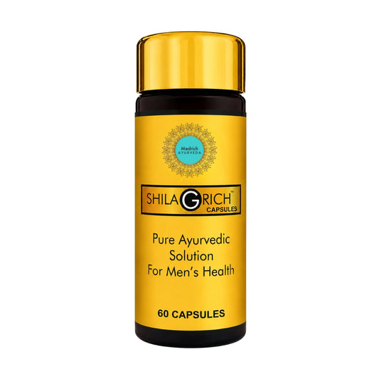 Medrich Ayurveda SHILAGRICH Capsules | Pure Ayurvedic Men's Wellness Formula | 60 Capsules