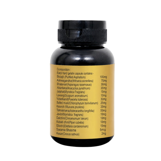 Medrich Ayurveda SHILAGRICH Capsules | Pure Ayurvedic Solution for Men's Health | 30 Capsules