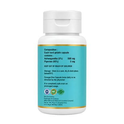 Medrich Ayurveda ASHWA RICH DX Capsules | Ashwagandha Root Extract | 30 Capsules