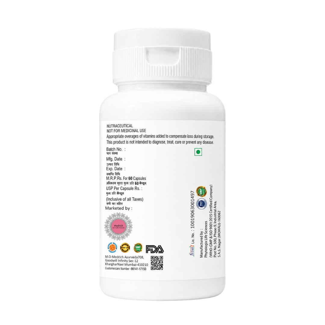 Medrich Ayurveda RichLoss Sliming Capsules | Weight Management Supplement | 60 Capsules