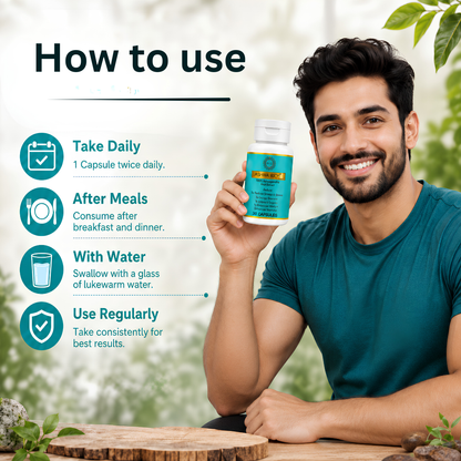 Medrich Ayurveda ASHWA RICH DX Capsules | Ashwagandha Root Extract | 30 Capsules